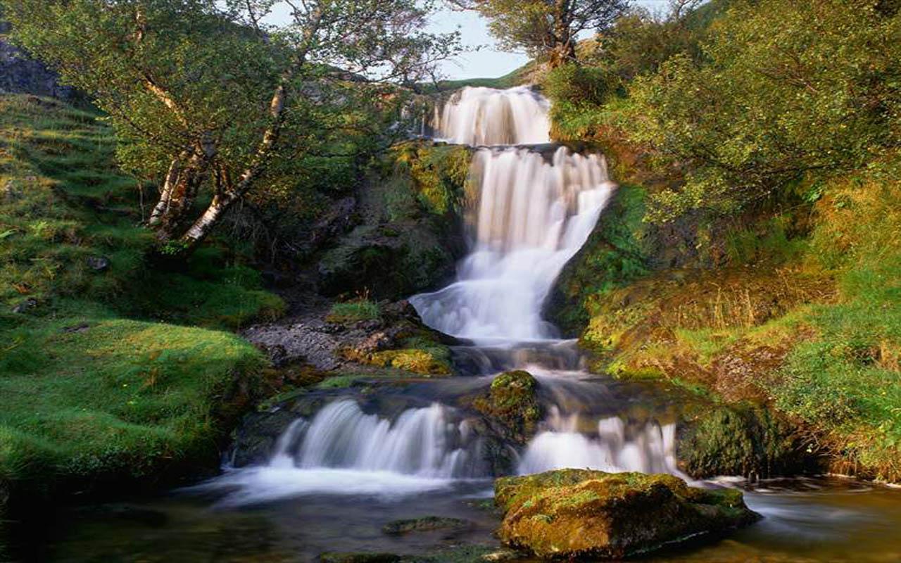 обои Красивый водопад фото