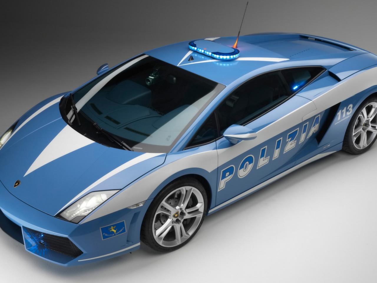 обои Lamborghini Gallardo Polizia фото