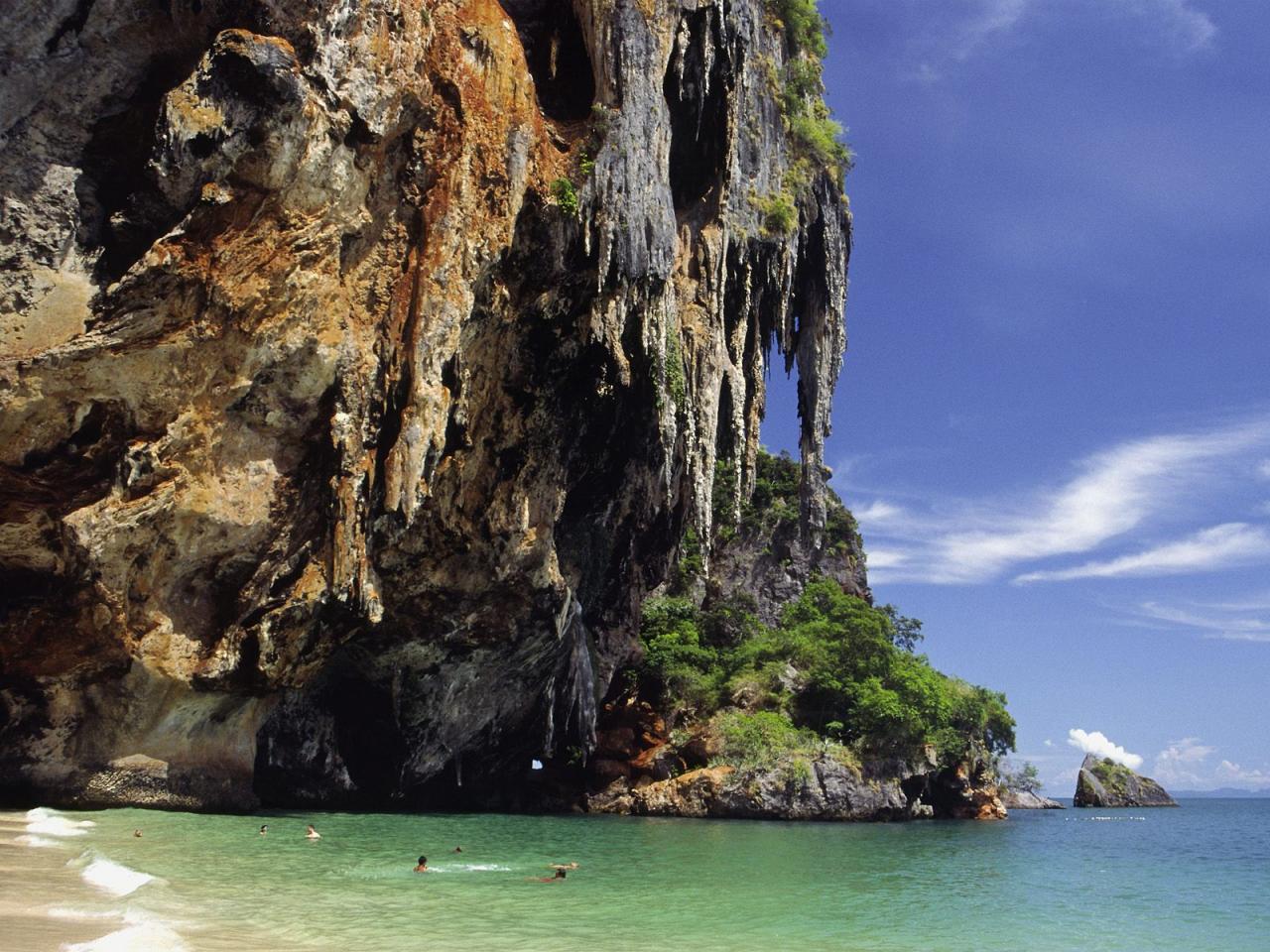 обои Hat Phra Nang Beach,   Near Ao Nang,   Krabi,   Thailand фото