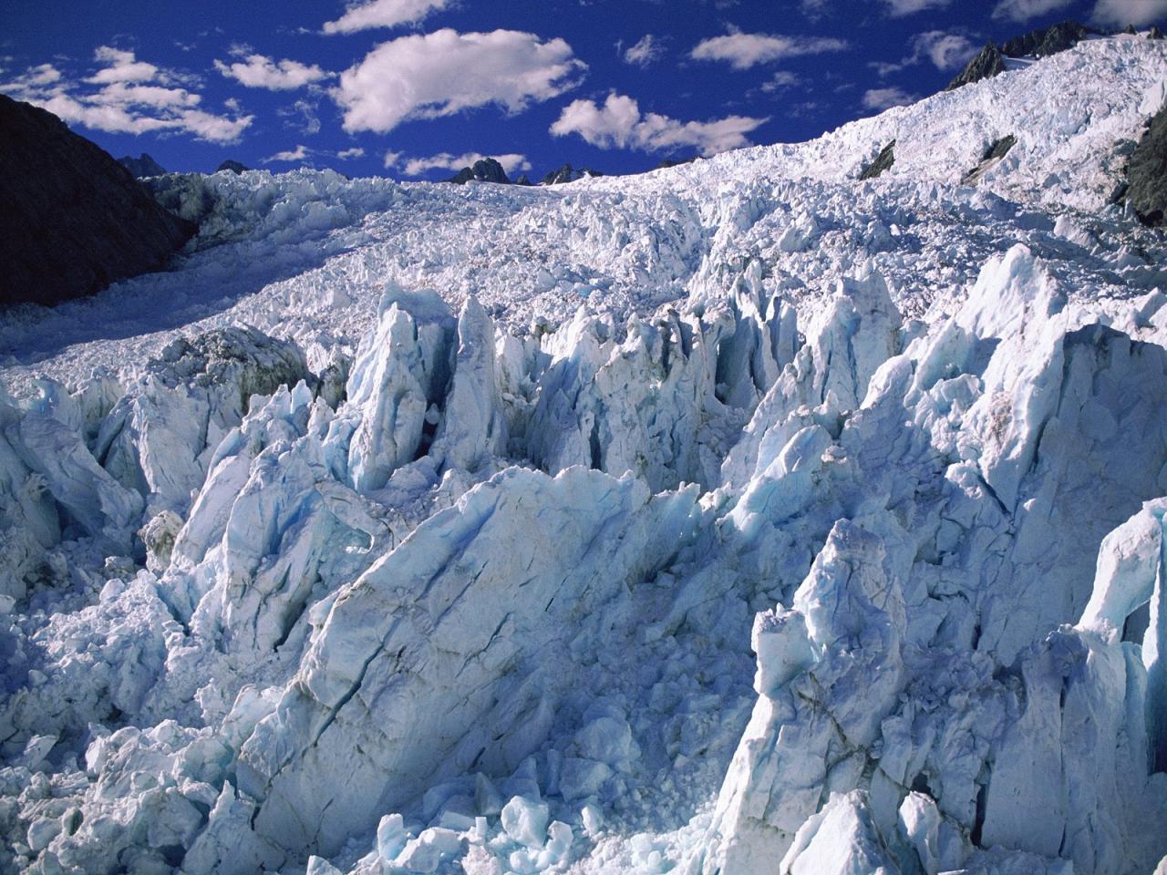 обои Fox Glacier,   Southern Alps,   South Island,   New Zealand фото