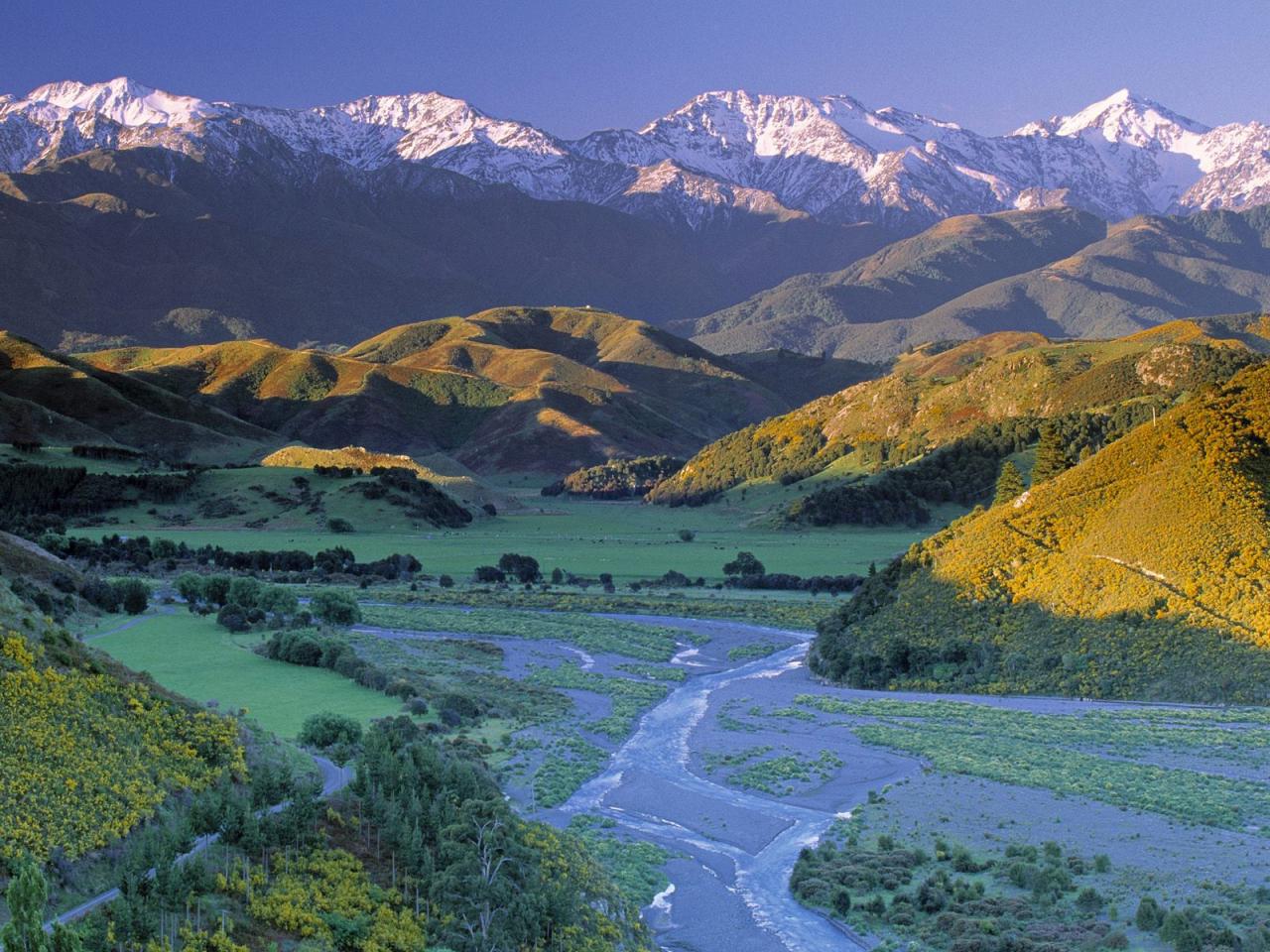 обои Kaikoura Range,   South Island,   New Zealand фото