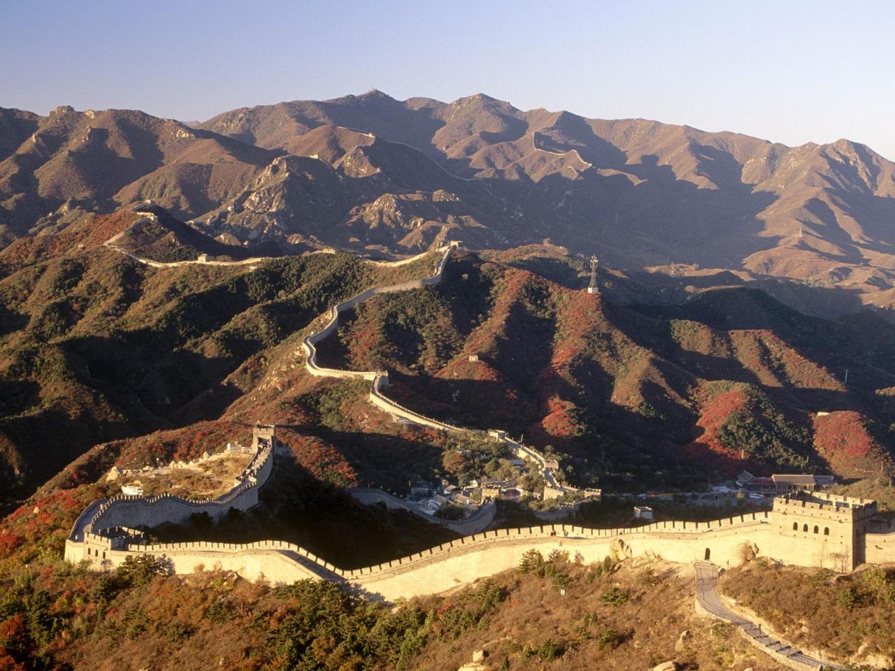 обои Great Wall of China at Badaling,   China фото