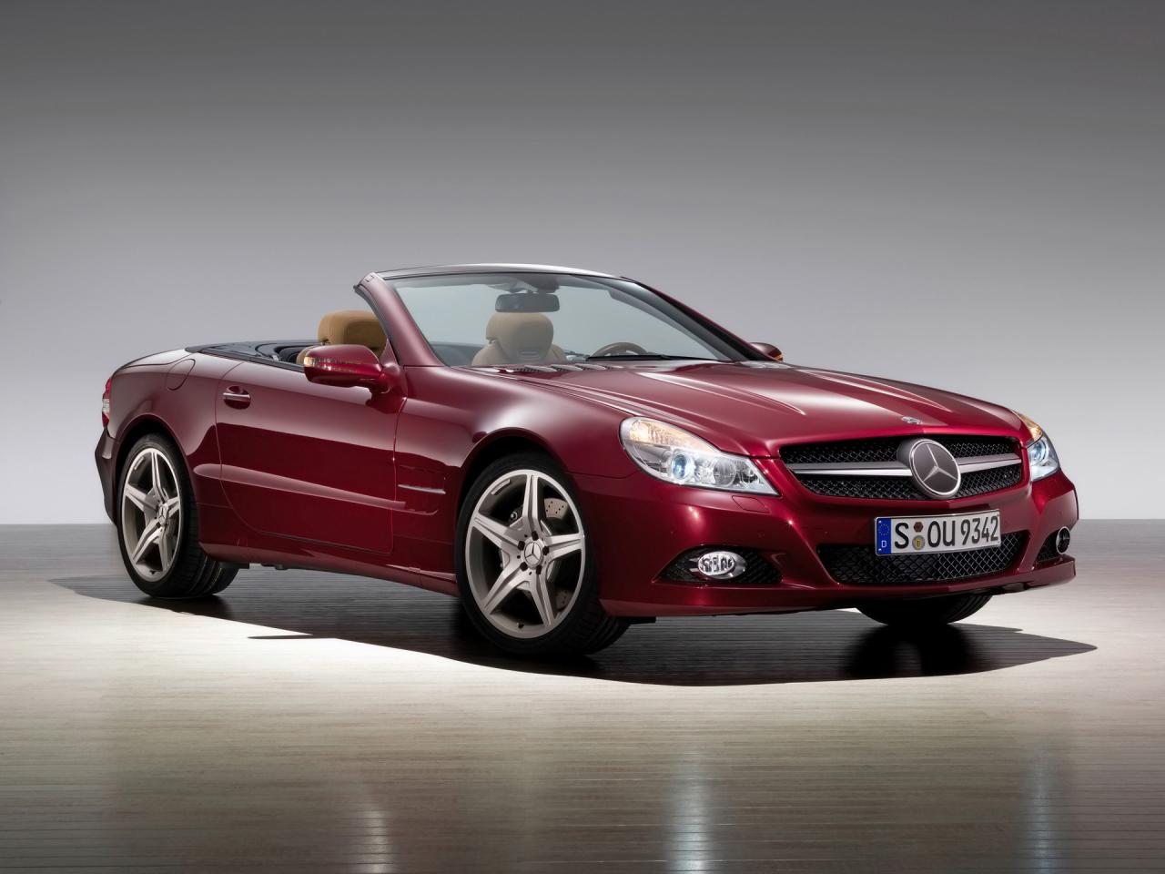 обои Mercedes-Benz SL Class Studio Front And Side фото