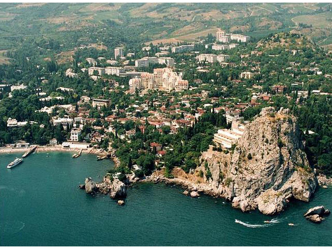 обои Панорама Крымского берега фото