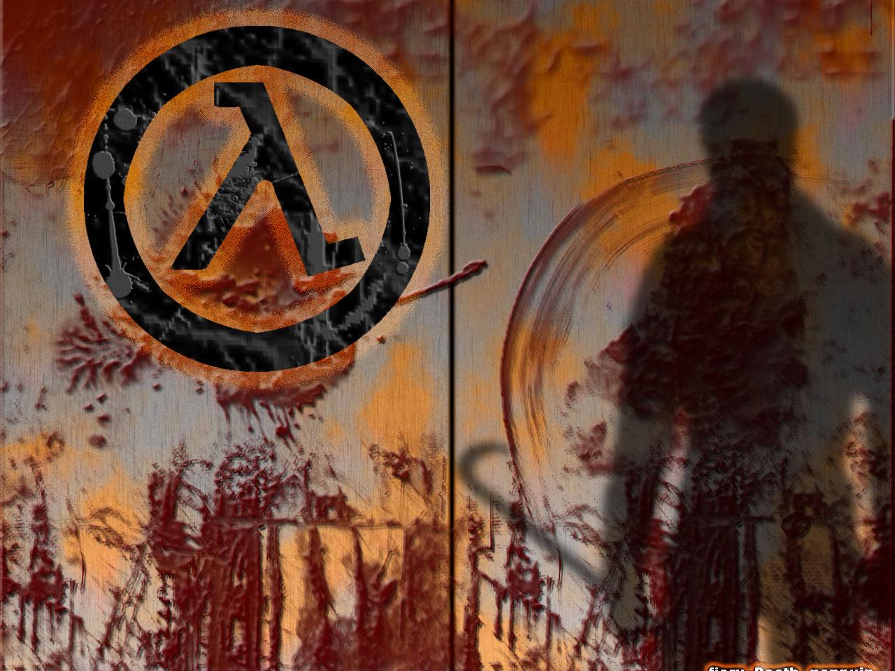 обои Half-life с кровью фото