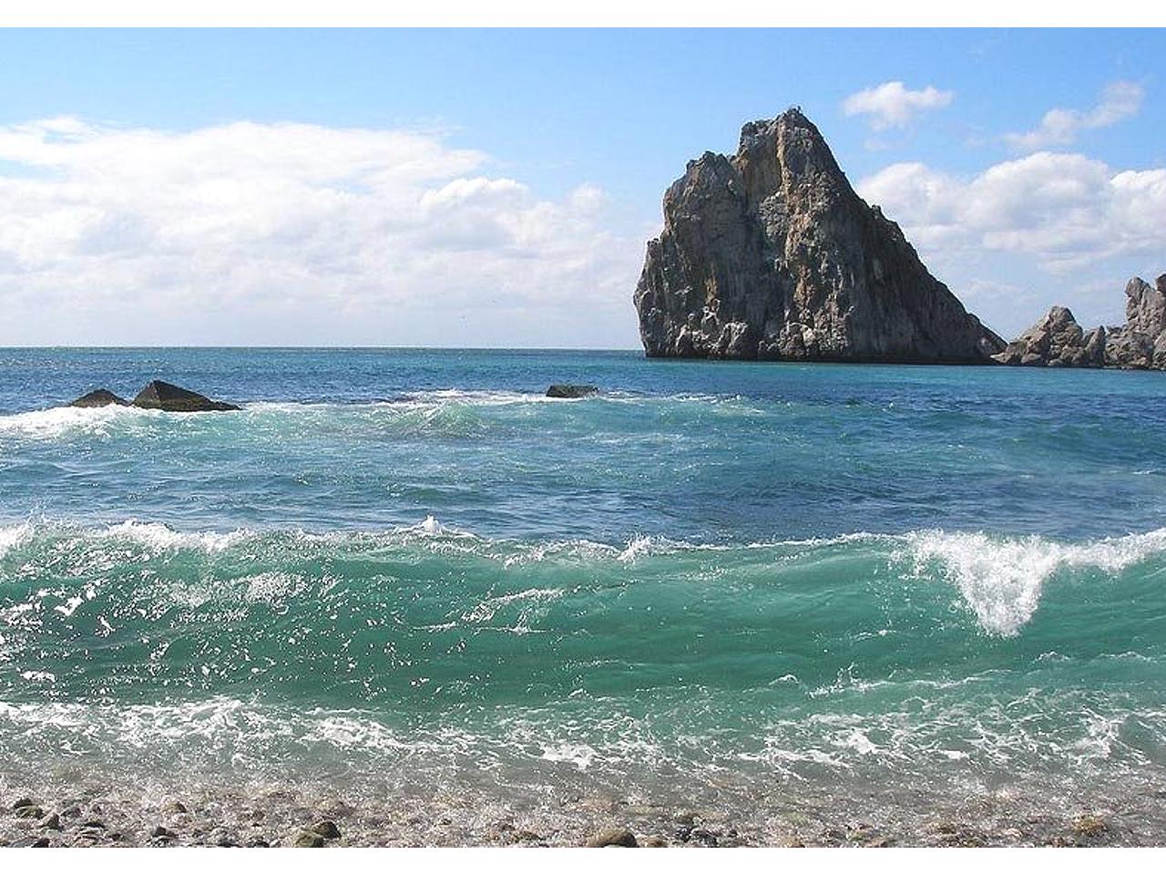 обои Скала и море фото