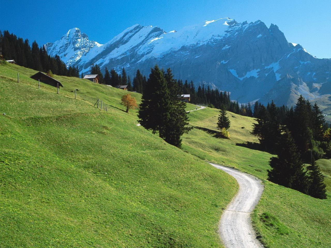 обои Bernese Oberland Switzerland фото