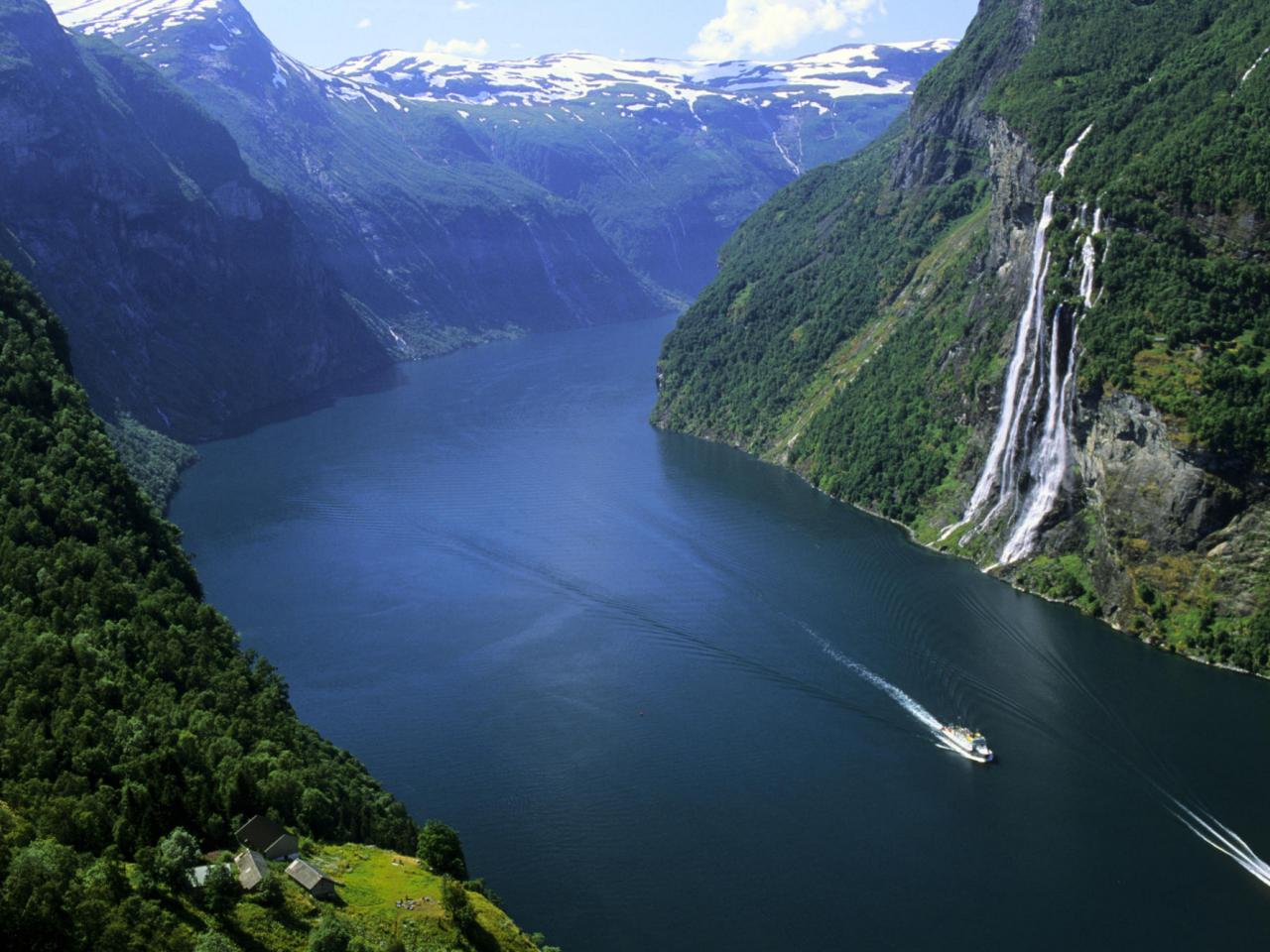 обои Geiranger Fjord,   Norway фото