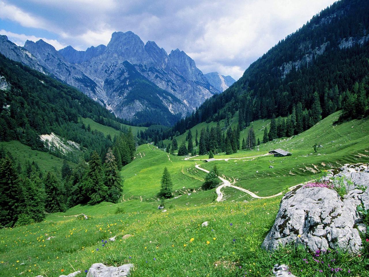 обои Berchtesgadener Alpen National Park,   Bavaria,   Germany фото