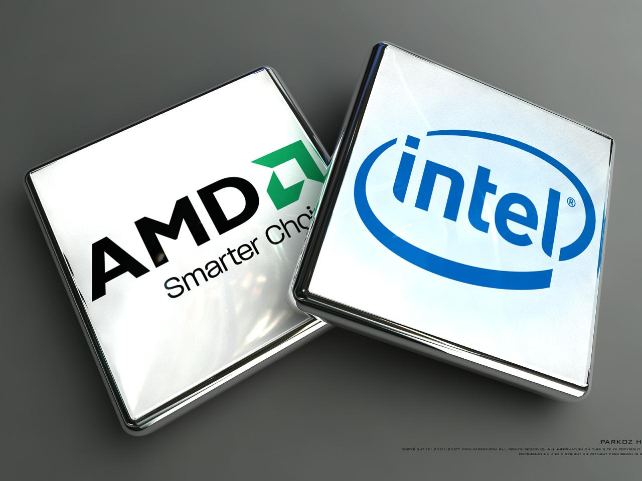 обои AMD & Intel фото