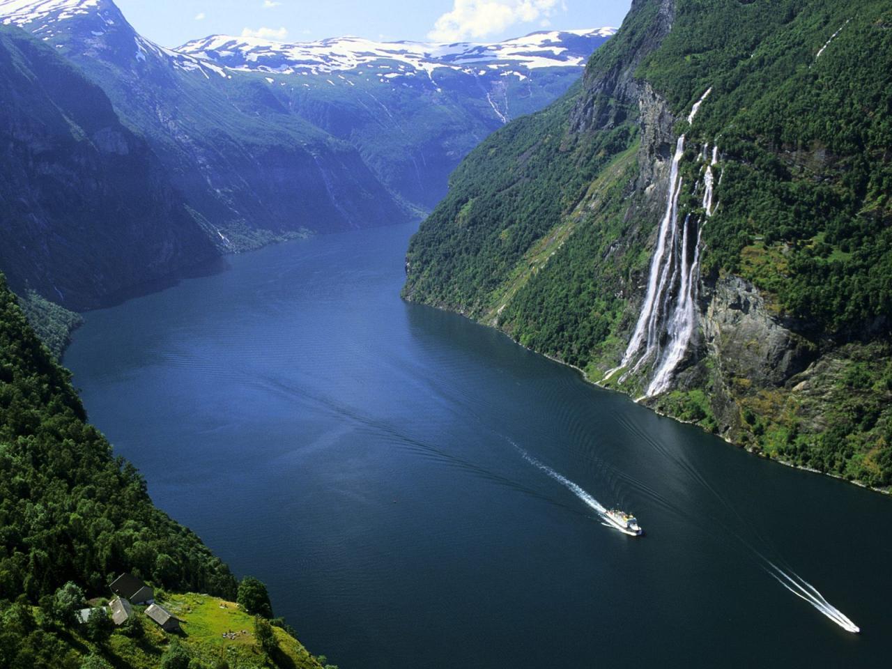 обои Geiranger Fjord,   Norway фото