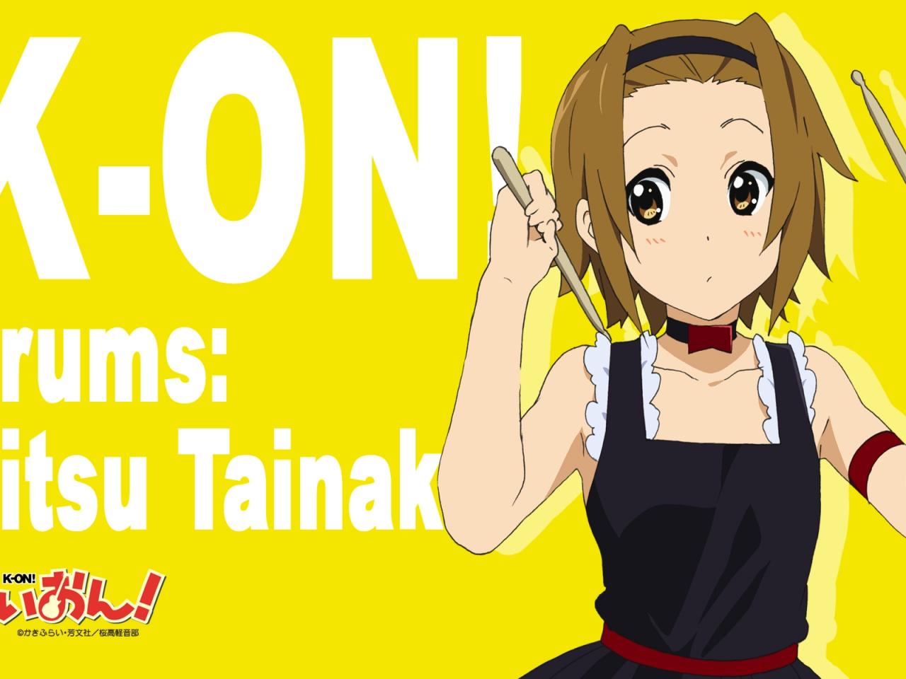 обои K-On! - Drums: Ritsu Tainaka фото