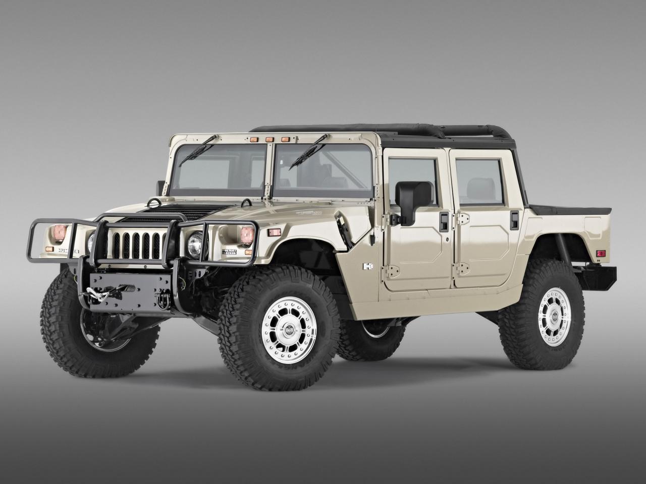 обои Hummer H1 Studio Front 2004 фото