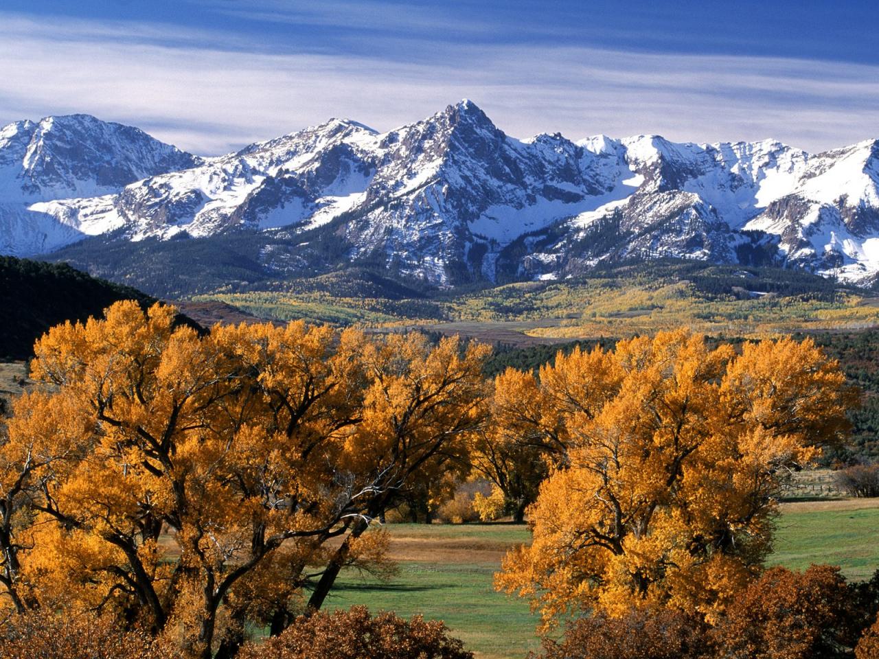 обои Autumn Colors,   Sneffels Range,   Colorado фото