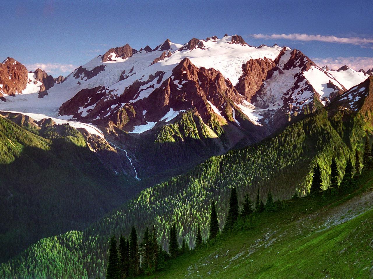 обои Throne of Ice,   Mount Olympus,   Olympic National Park,   Washington фото