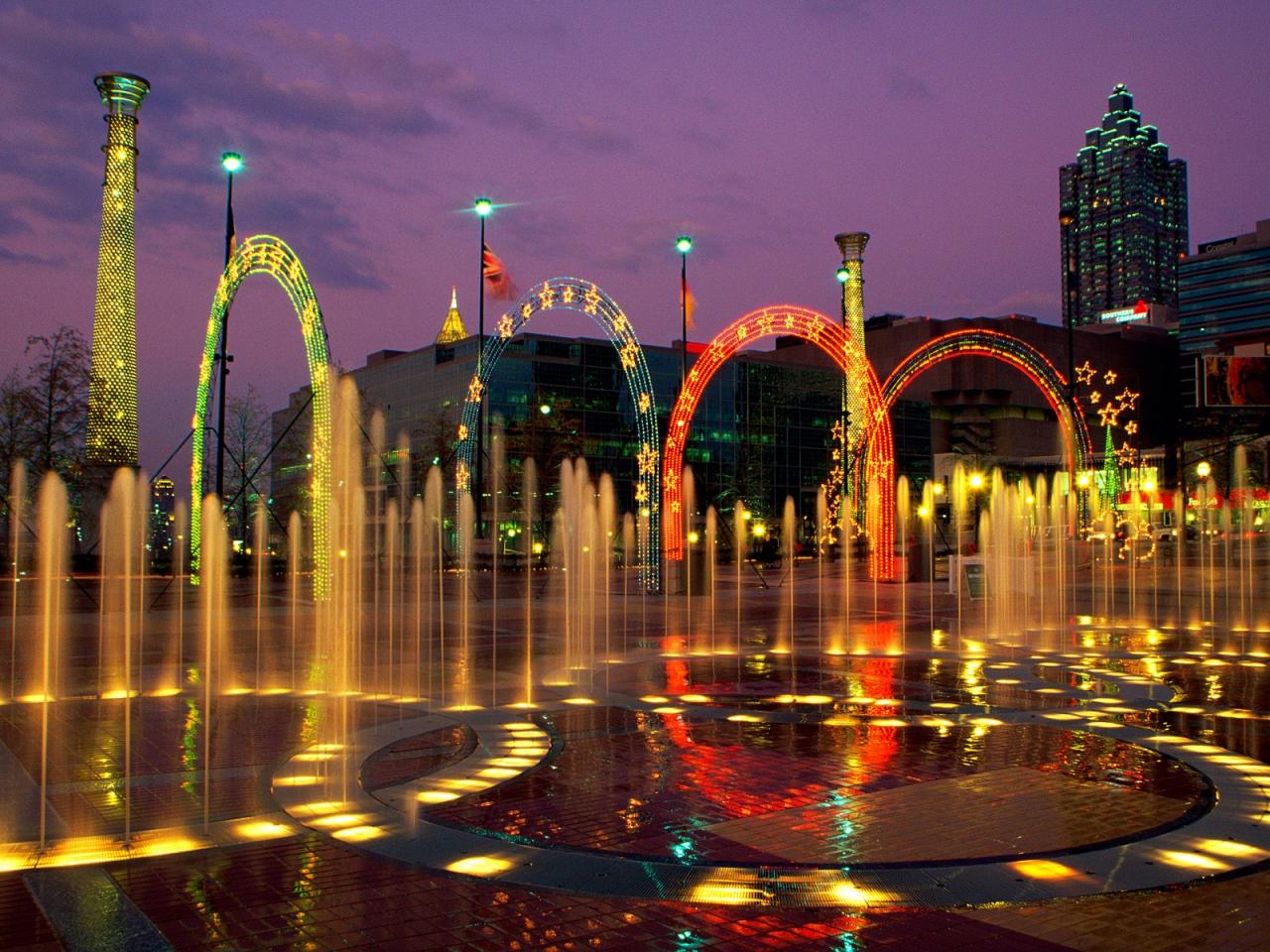 обои Centennial Olympic Park,   Atlanta,   Georgia фото