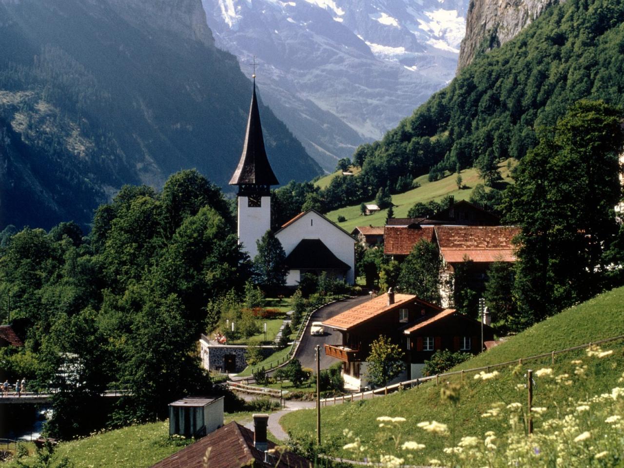 обои Lauterbrunnen,   Switzerland фото