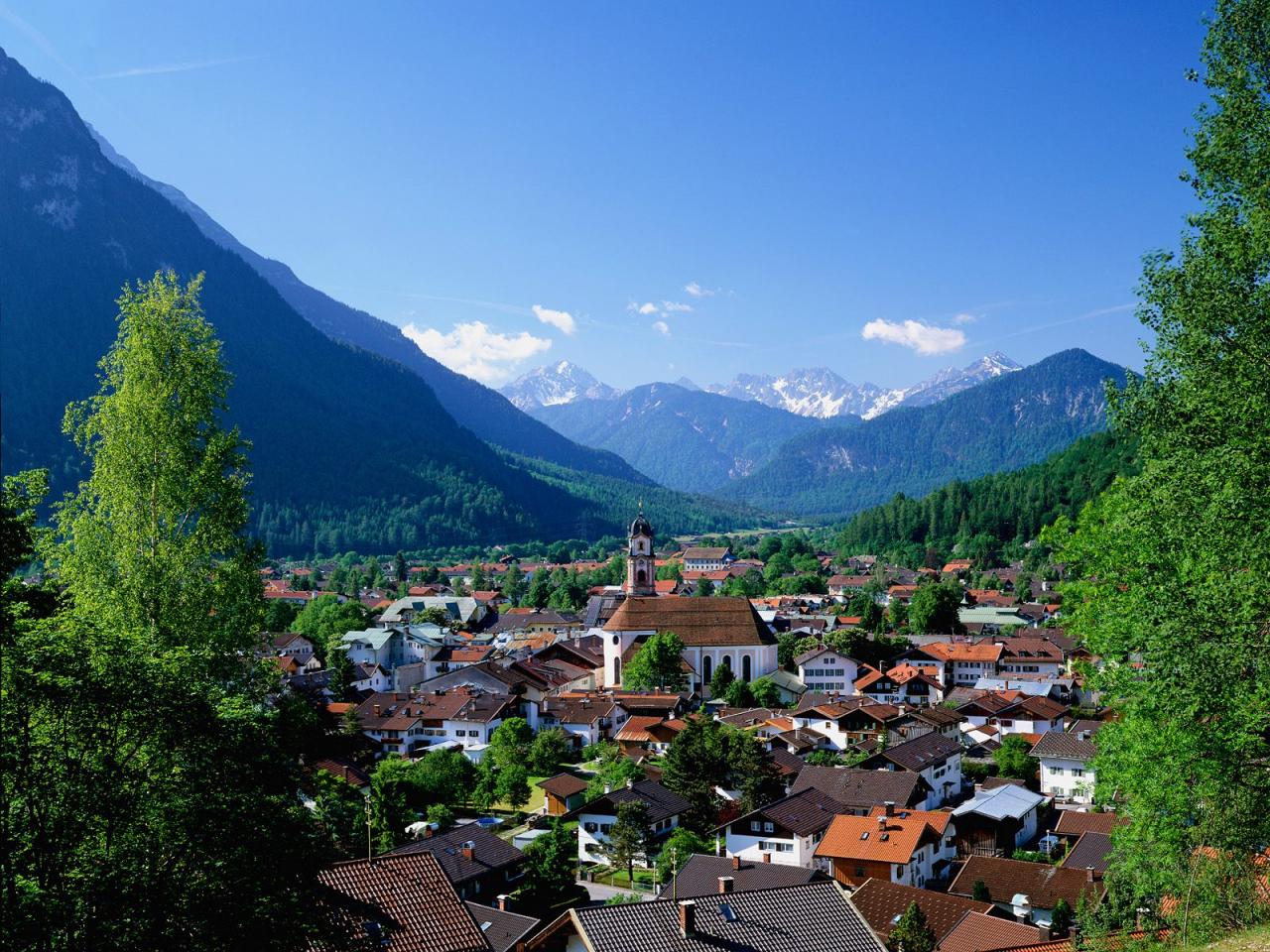 обои Mittenwald,   Bavaria,   Germany фото