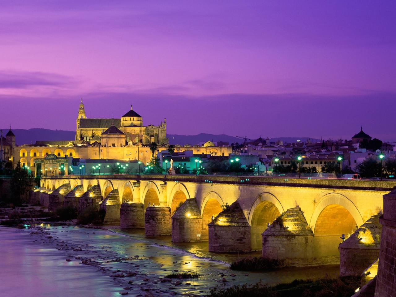 обои Roman Bridge,   Guadalquivir River,   Cordoba,   Spain фото