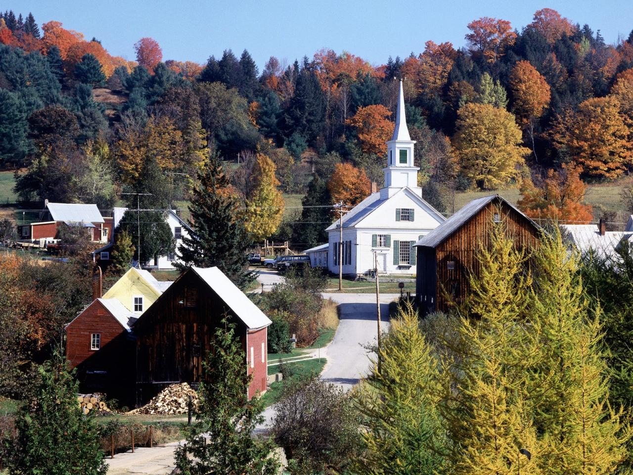 обои Waits River Junction,   Vermont фото