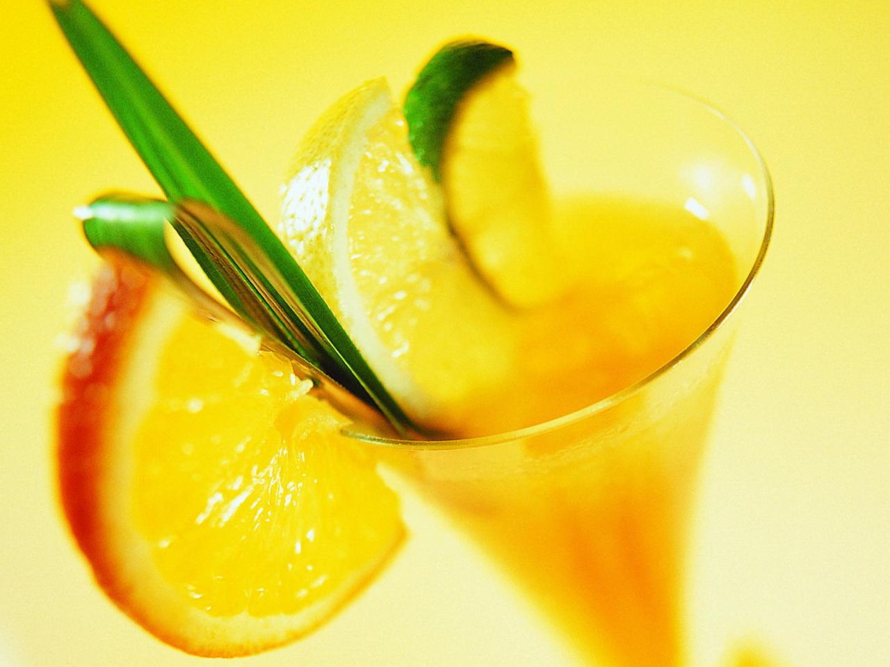 обои Orange cocktail фото