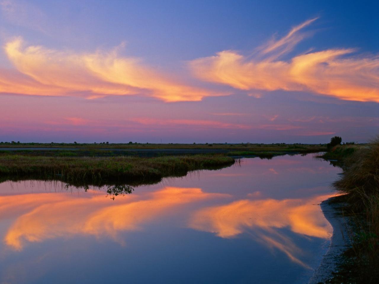 обои Sunrise,   Merritt Island National Wildlife Refuge,   Florida фото