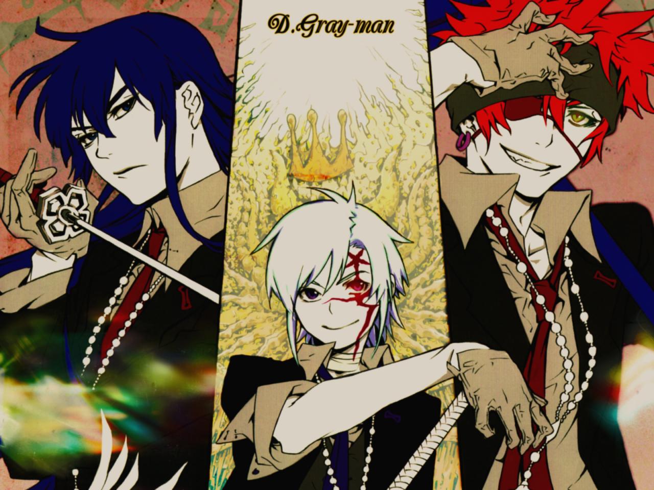 обои D. Gray-man - Канда,   Аллен и Лави фото
