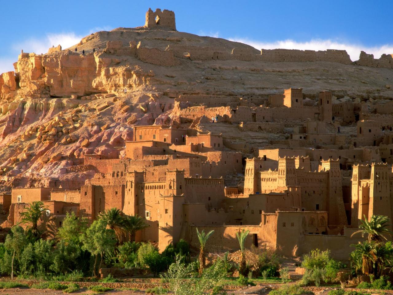 обои Kasbah Ruins,   Ait Benhaddou,   Morocco фото