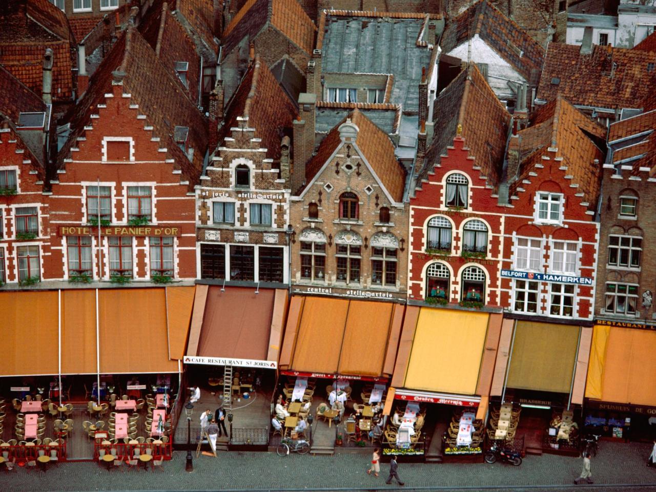 обои Grote Market,   Brugge,   Belgium фото