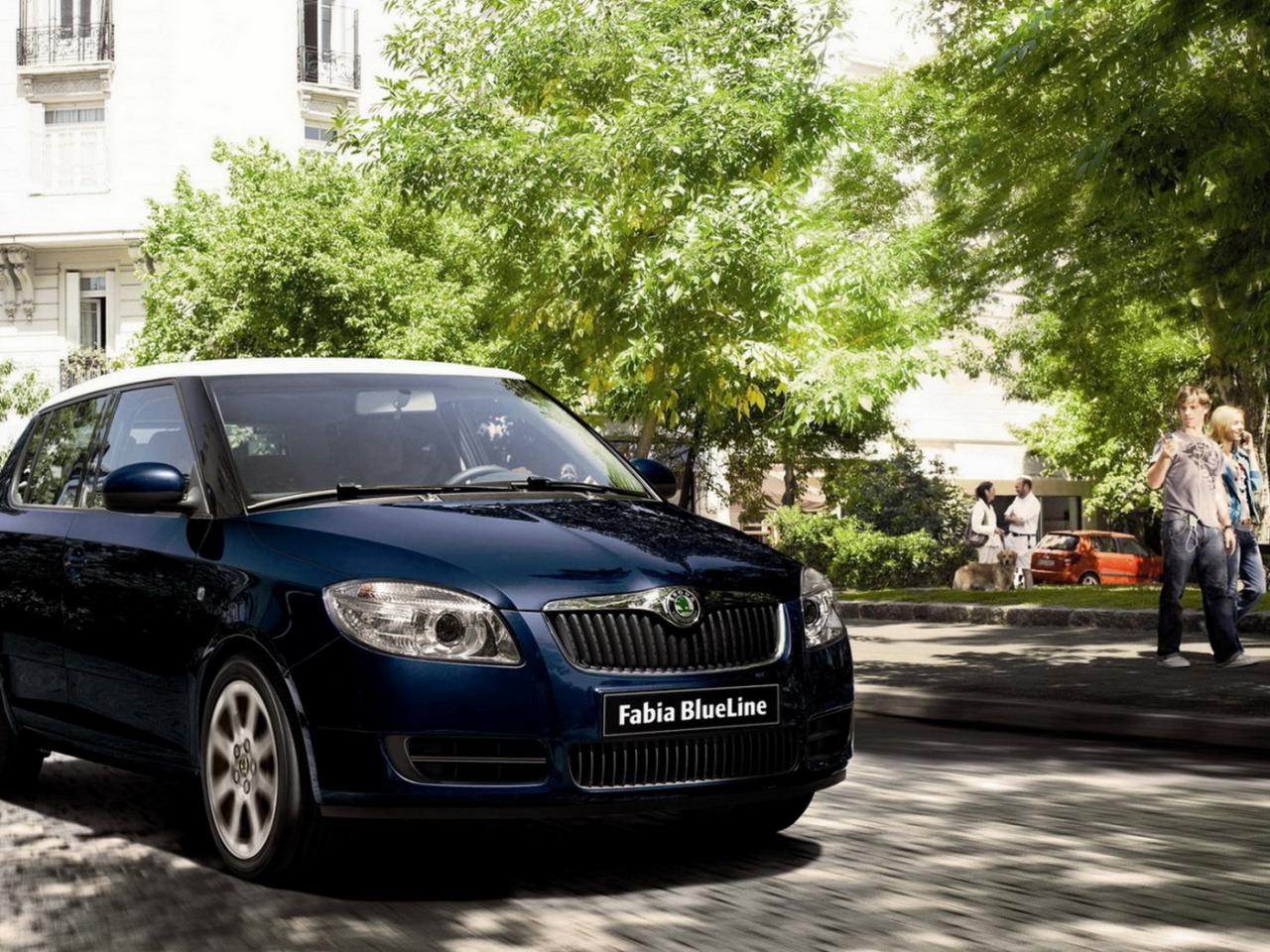 обои Skoda Fabia Blueline фото