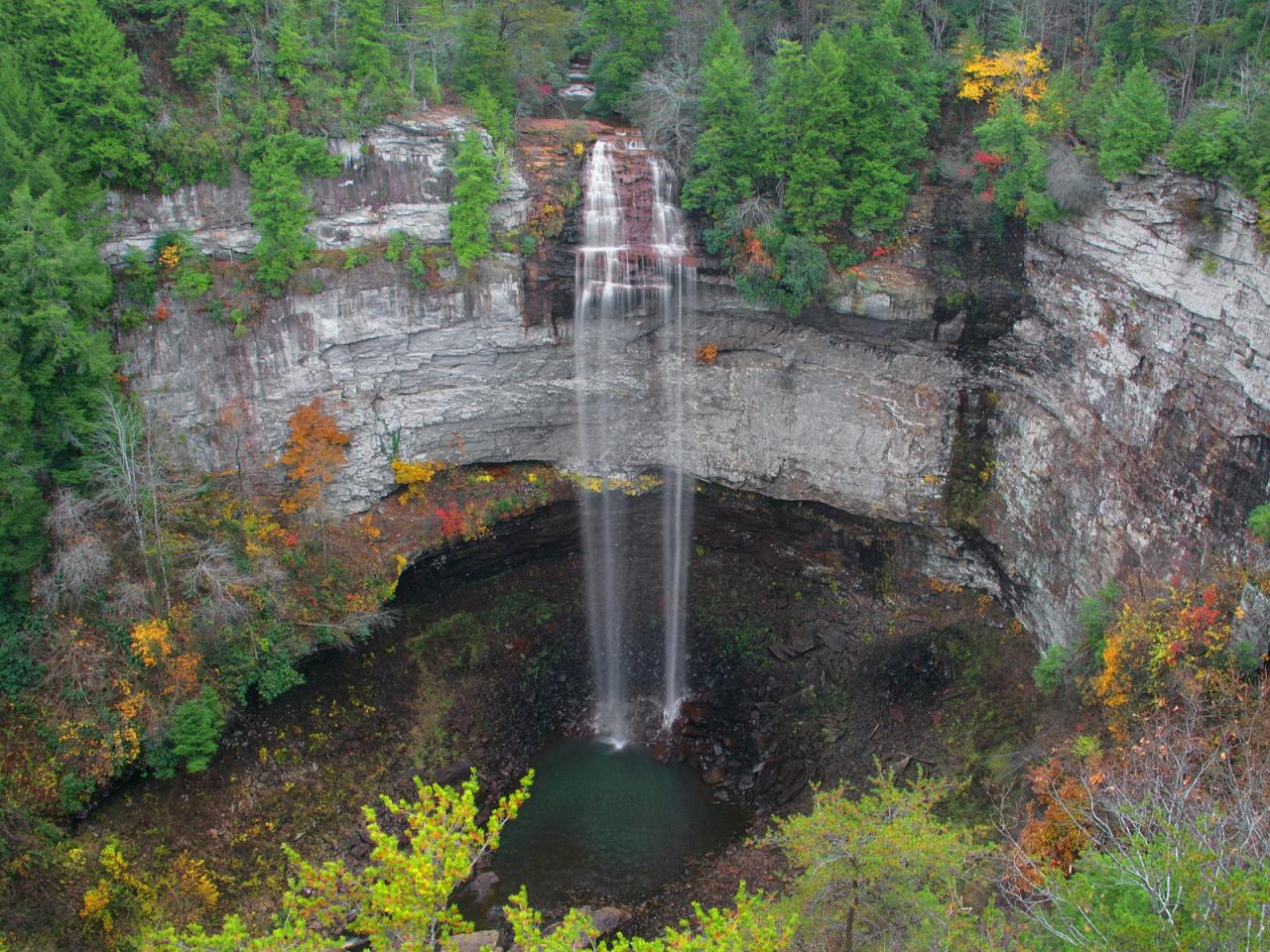 обои Fall Creek Falls State Resort Park,   Near Pikeville,   Tennessee фото