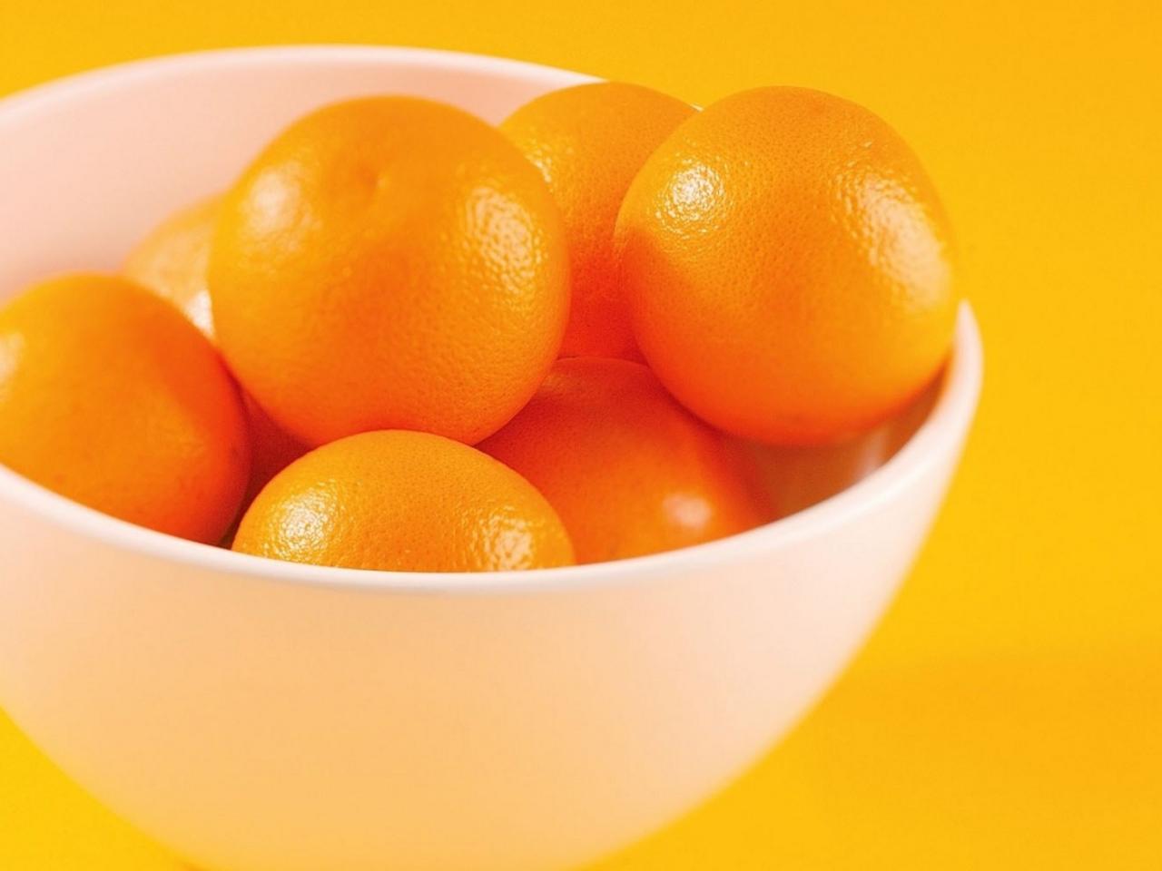 обои Чаша с апельсинами фото