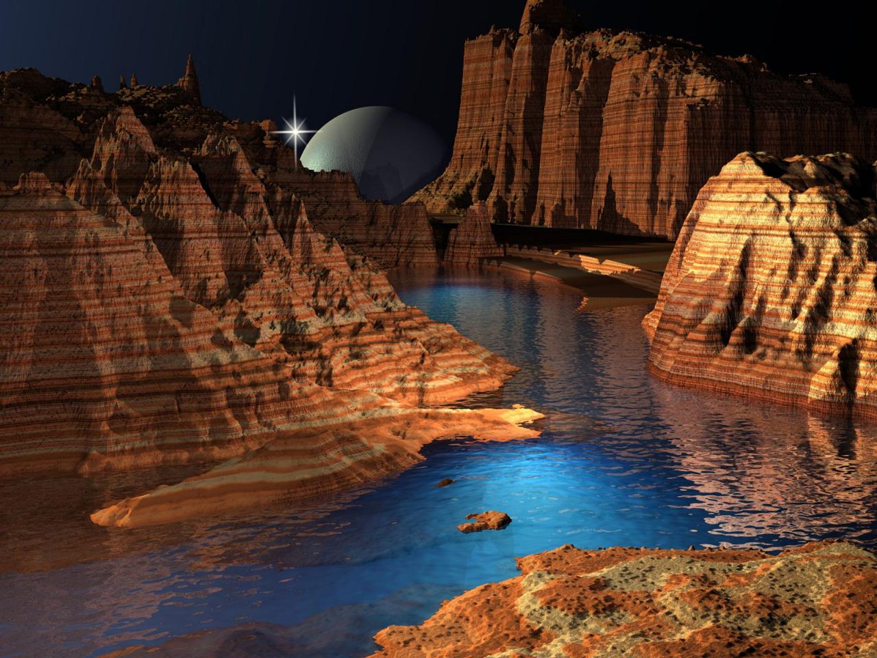 обои Cool Canyon from Magic Moon фото