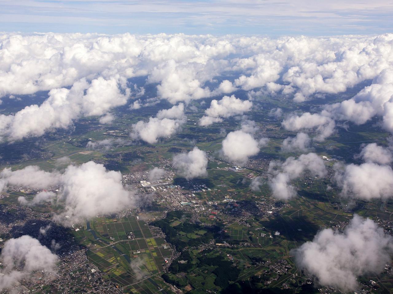 обои Летим над облаками фото