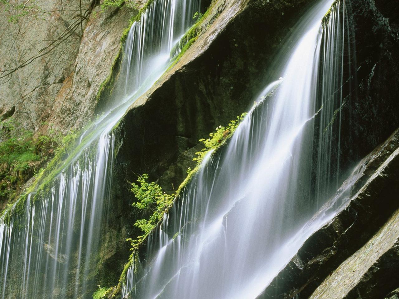 обои Cascading Water,   Berchtesgadener Land,   Bavaria,   Germany фото