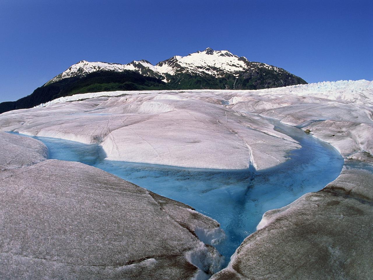 обои Mendenhall Ice Glacier,   Juneau,   Alaska фото