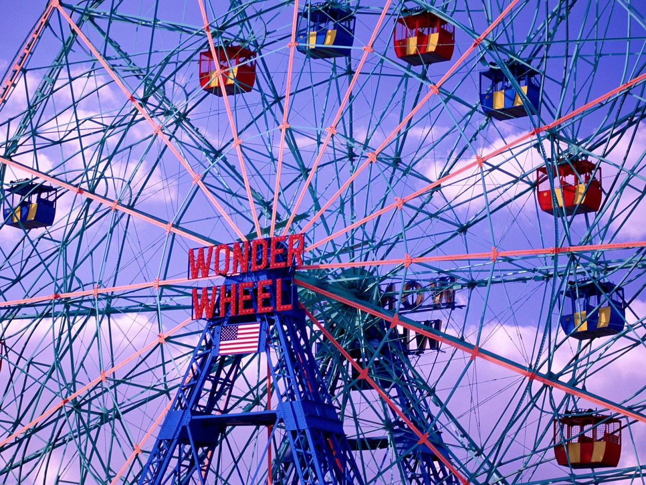 обои Колесо обозрения - WONDER WHEEL фото