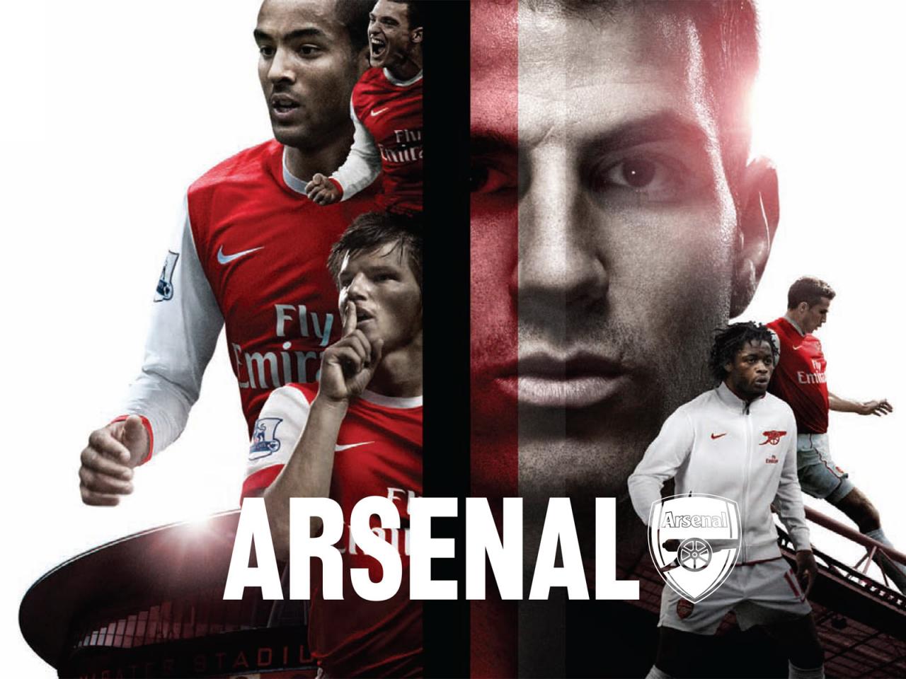 обои Arsenal home kit 2010-11 фото
