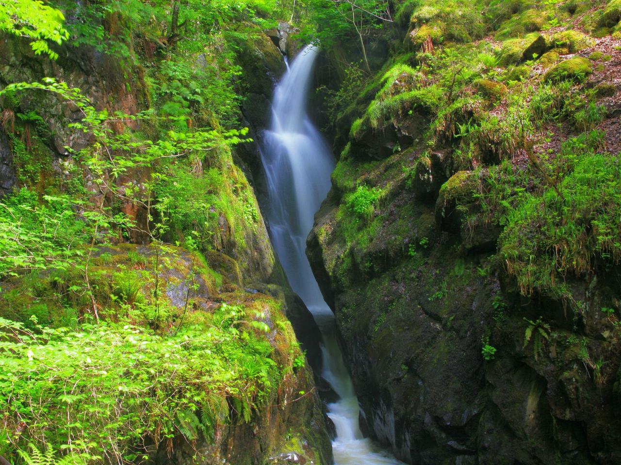 обои Aira Force,   Glenridding,   English Lake District,   United Kingdom фото