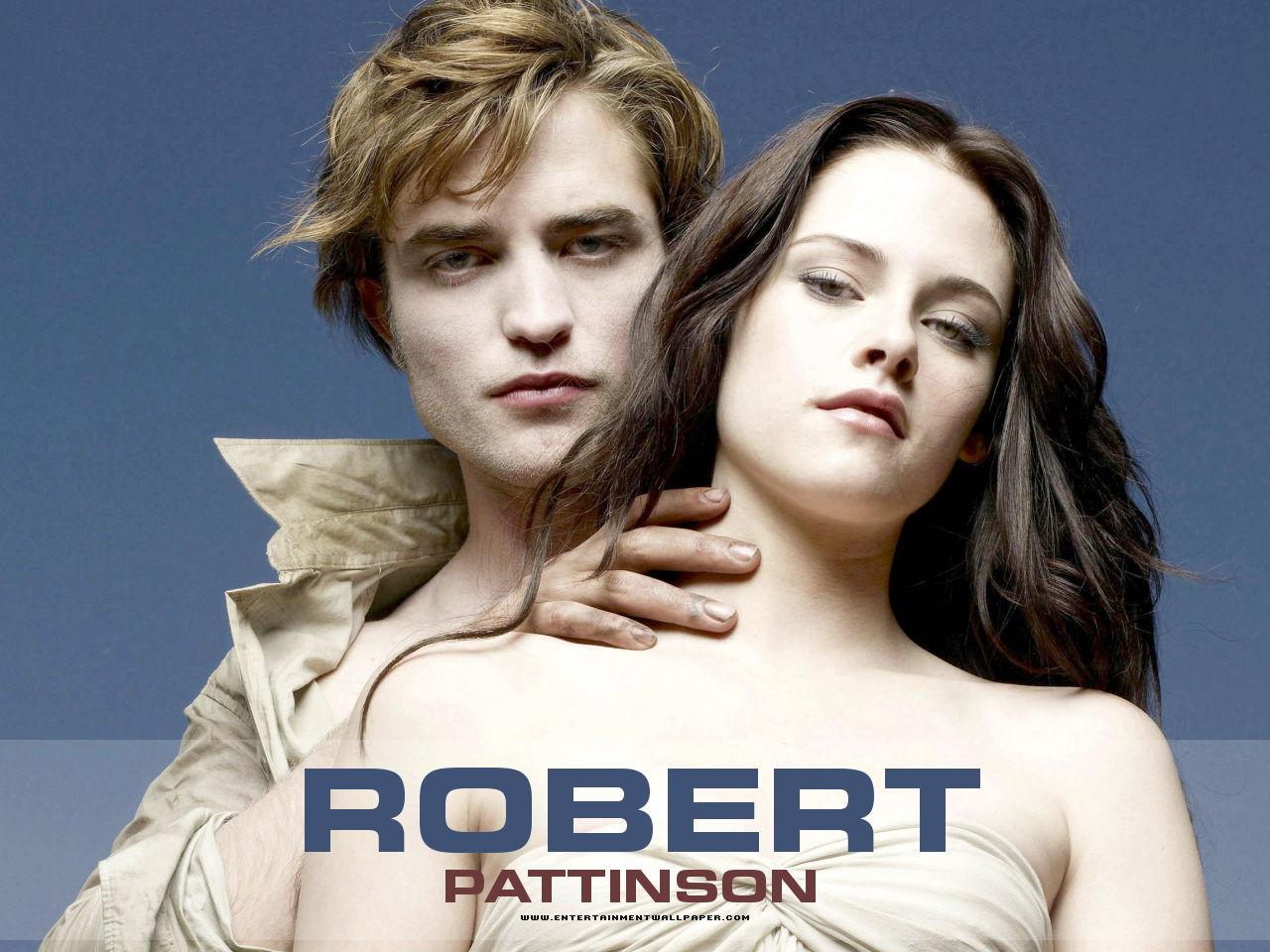 обои Robert pattinson с девушкой фото