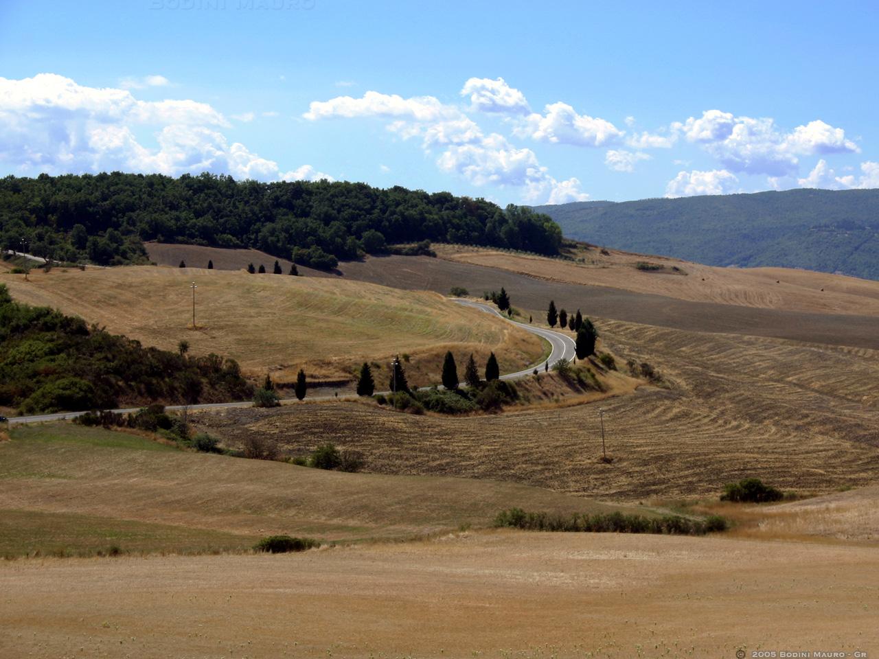 обои Pienza campagna фото