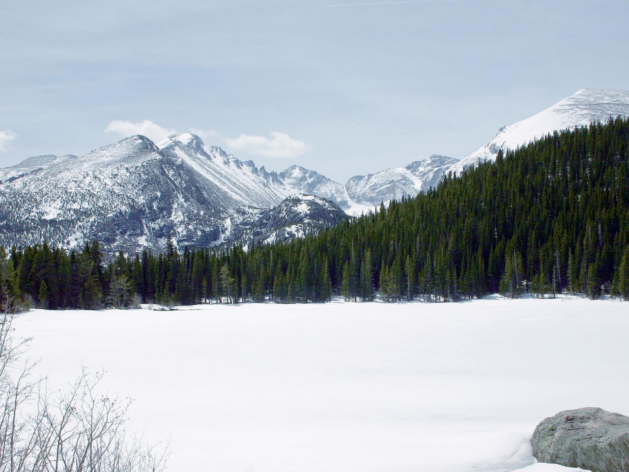 обои Зима в горах фото