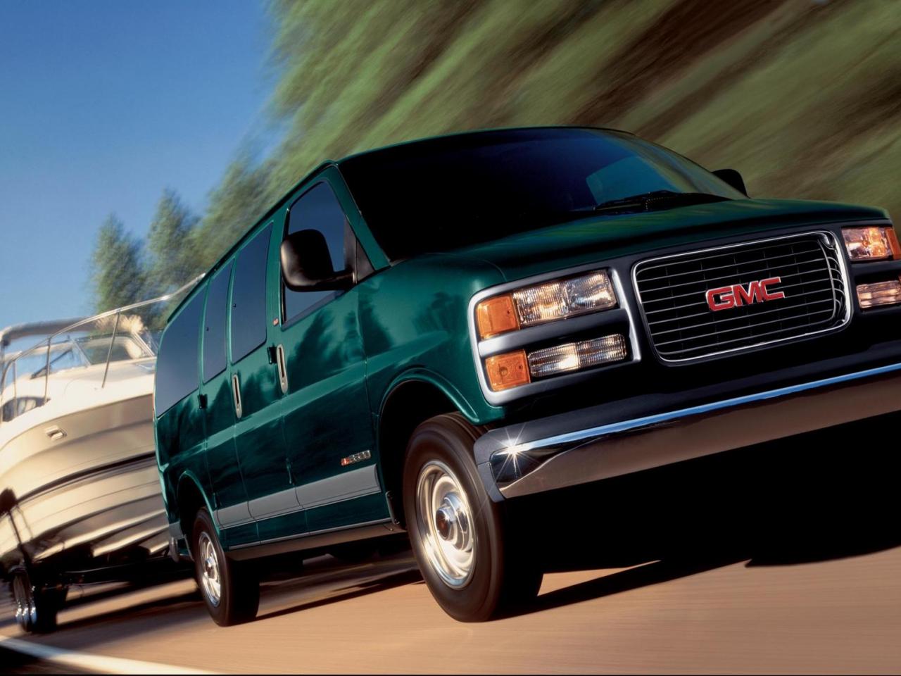 обои 2006 GMC Savana лодка фото