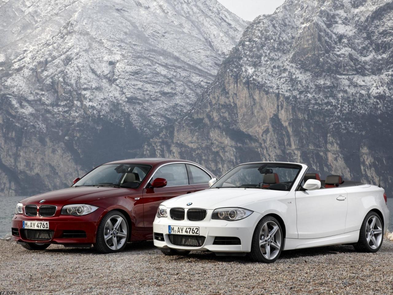 обои 2011 BMW 1-Series Convertible вместе фото