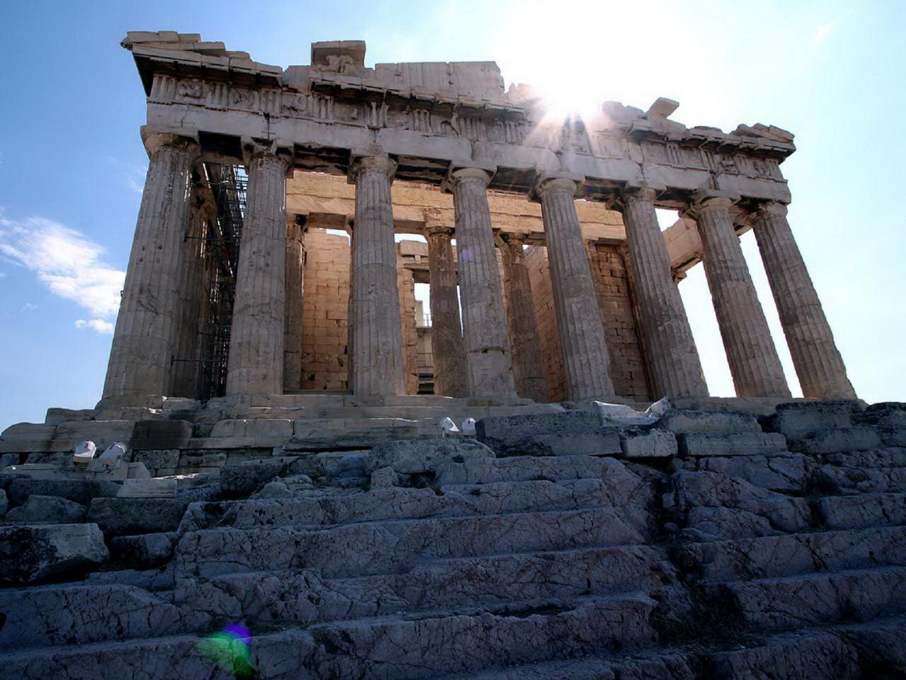 обои Солнышко в греции фото