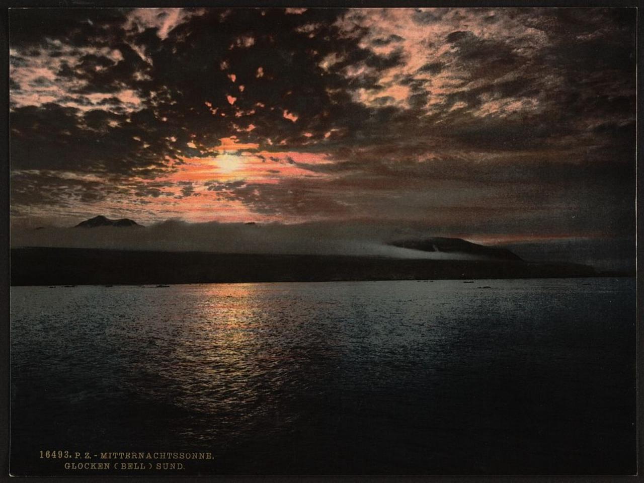 обои Закат на реке фото