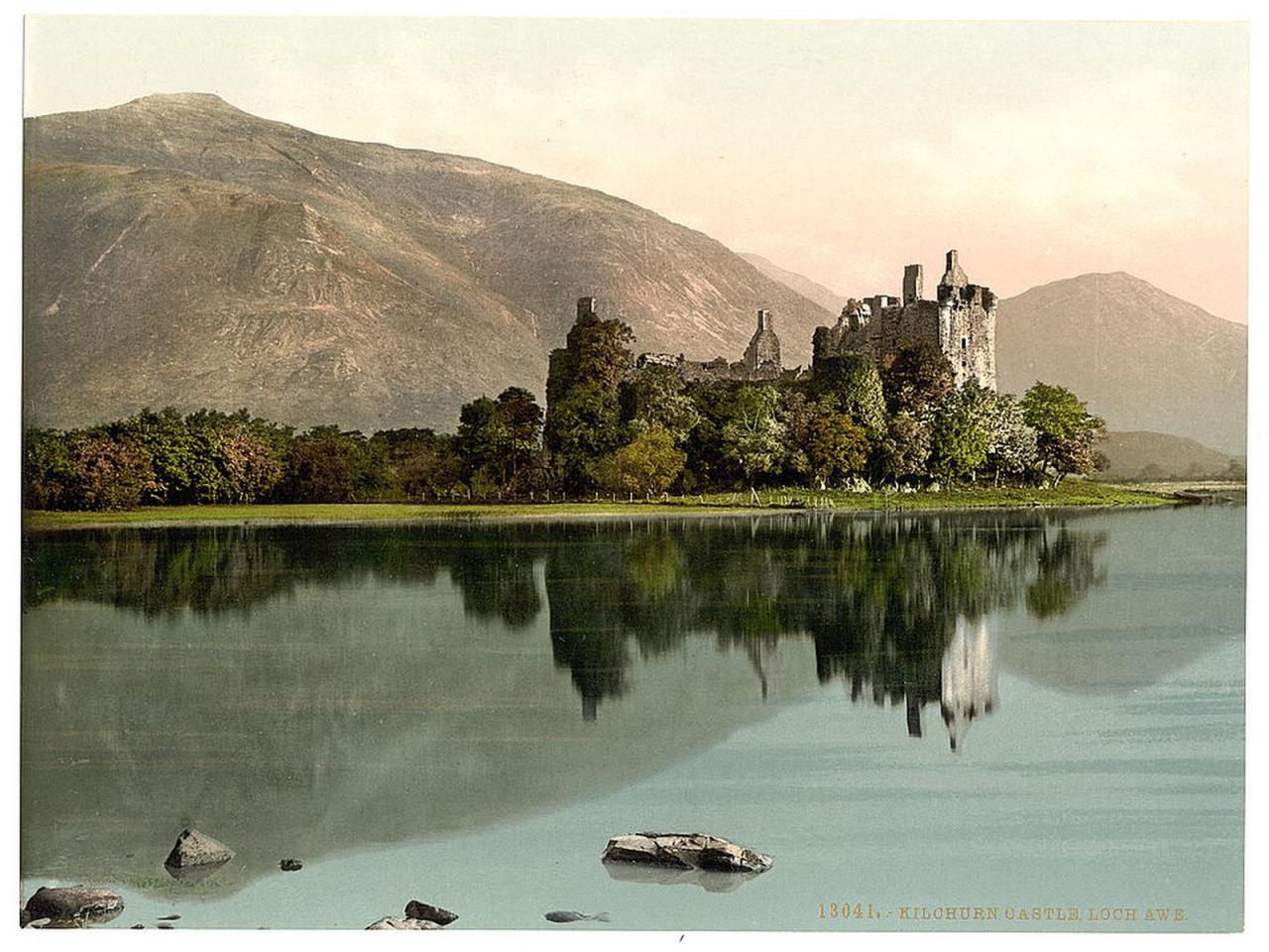 обои Замок и река фото