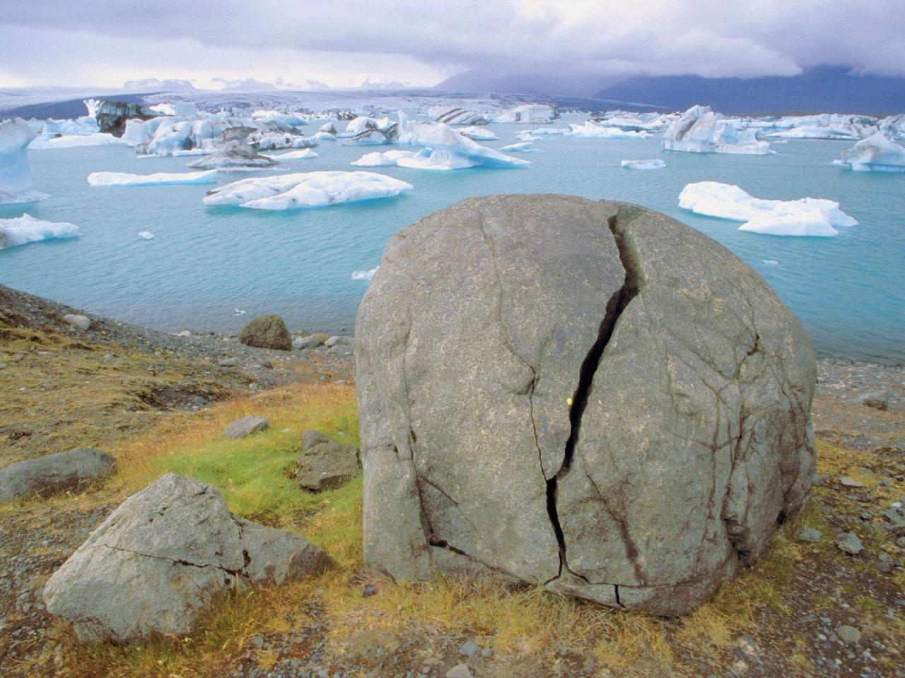 обои Jцkulsбrlуn Glacier Lagoon, Iceland сказачно фото