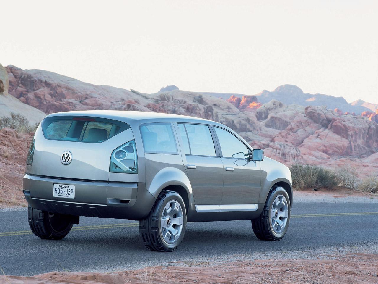 обои 2001 VW Magellan Concept Car сзади фото