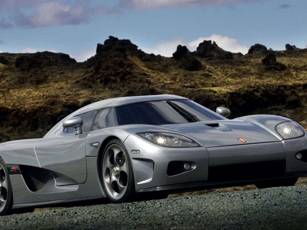 обои 2006  Koenigsegg CCX у горки фото